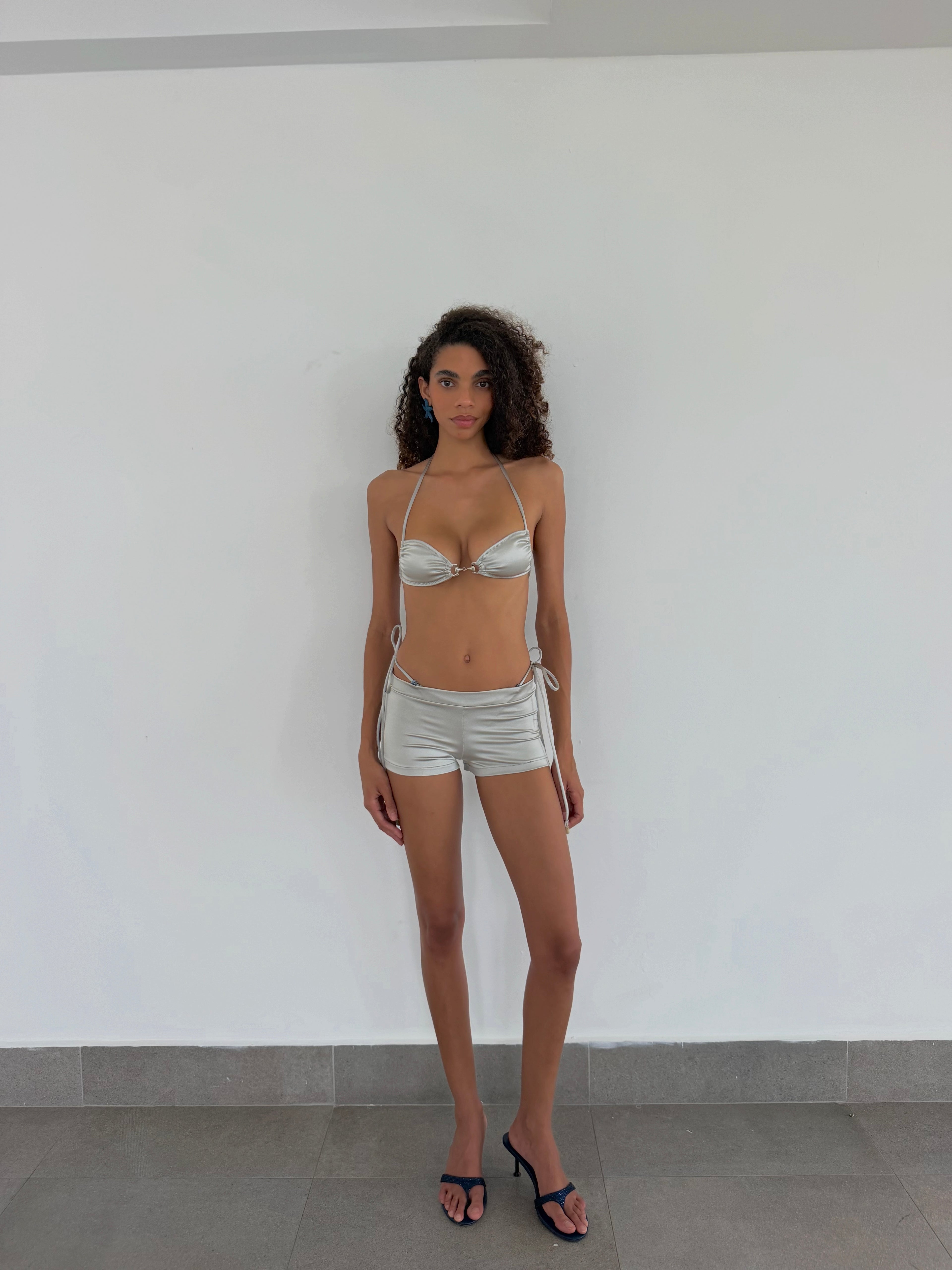 Silver Bondeau Top